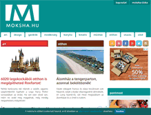 Tablet Screenshot of moksha.hu